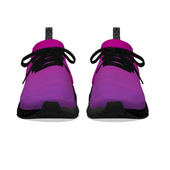 Fuschia Sunset - Black Soles