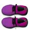 Fuschia Sunset - Black Soles