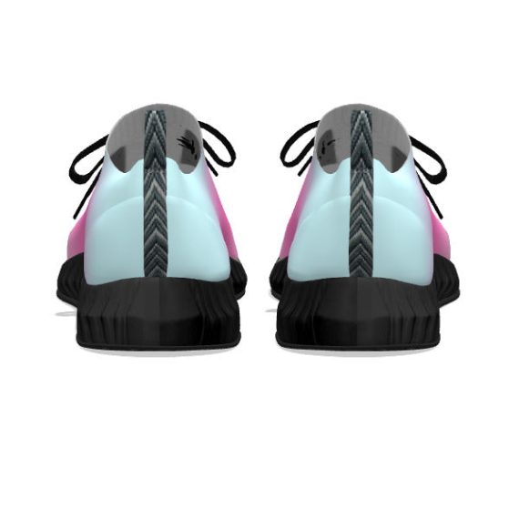 Fuschia Turquoise - Black Soles